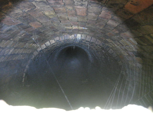 Inside the drift entrance portal.